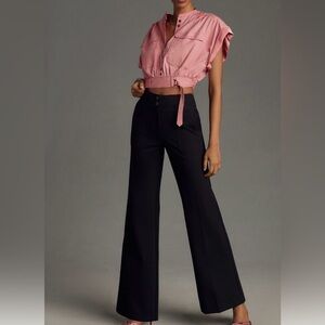 Maeve Naomi Wide-leg Flare Pants